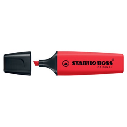 Stabilo Boss Highlighter Red 5mm (70/48) (STAB70-48)-STAB70-48