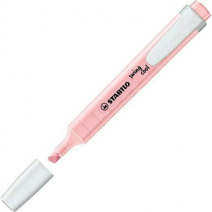 Stabilo Swing Cool Highlighter Pastel Pink 4mm (275/129-8) (STAB275-129-8)-STAB275-129-8