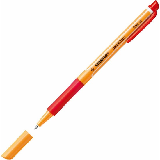 Stabilo Pointvisco Pen Ballpoint Red (1099/40) (STAB1099-40)-STAB1099-40