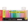 Stabilo Boss Deskset Highlighters 5mm Set 15 Colors (7015-01) (STAB7015-01)-STAB7015-01