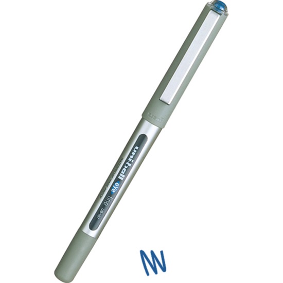Uni-Ball Eye Fine UB-157 Pen Rollerball Blue 0.7mm (UB-157E) (UNIUB-157E)-UNIUB-157E