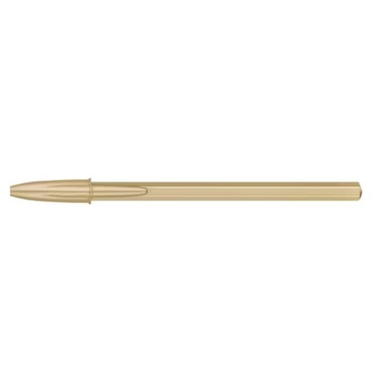 BIC Cristal Original Pen Ballpoint Gold 1.0mm (302522) (BIC302522)-BIC302522