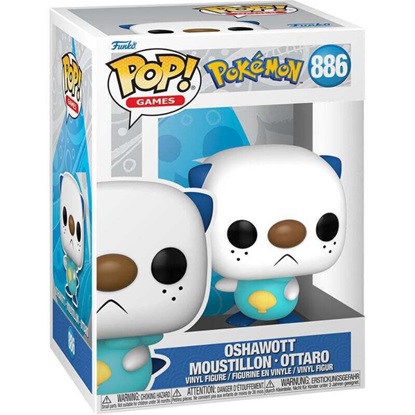 Funko Pop! Games: Pokemon Oshawott (62268) (FNK62268)-FNK62268