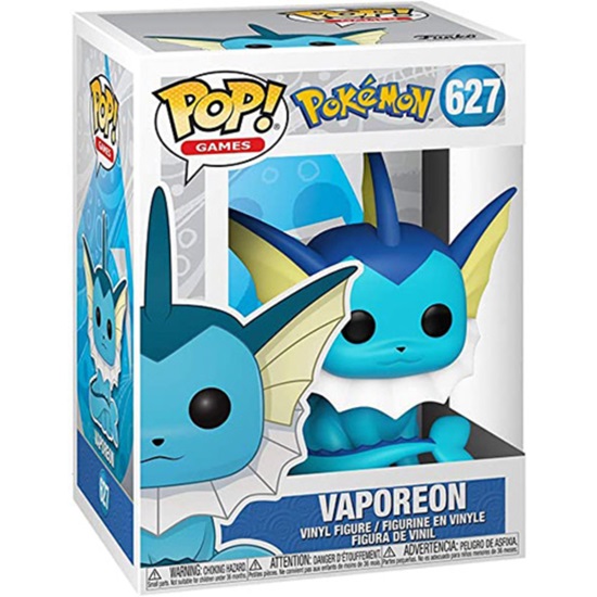 Funko Pop! Games: Pokemon Vaporeon (63697) (FNK63697)-FNK63697