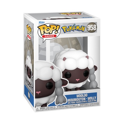 Funko Pop! Games: Pokemon Wooloo (70978) (FNK70978)-FNK70978