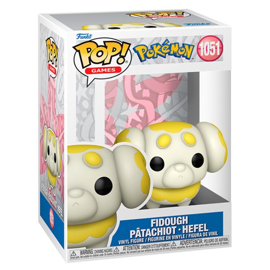 Funko Pop! Games: Pokemon Fidough Patachiot Hefel 6 (83855) (FNK83855)-FNK83855