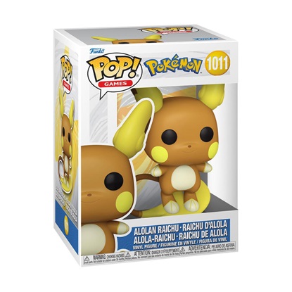 Funko Pop! Games: Pokemon Alolan Raichu (85800) (FNK85800)-FNK85800