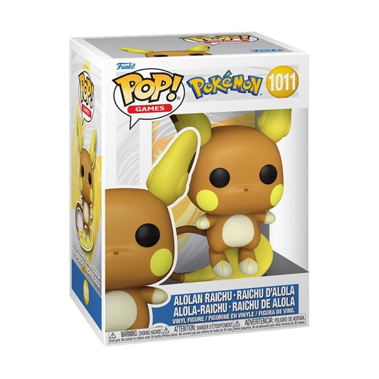 Funko Pop! Games: Pokemon Alolan Raichu (85800) (FNK85800)-FNK85800