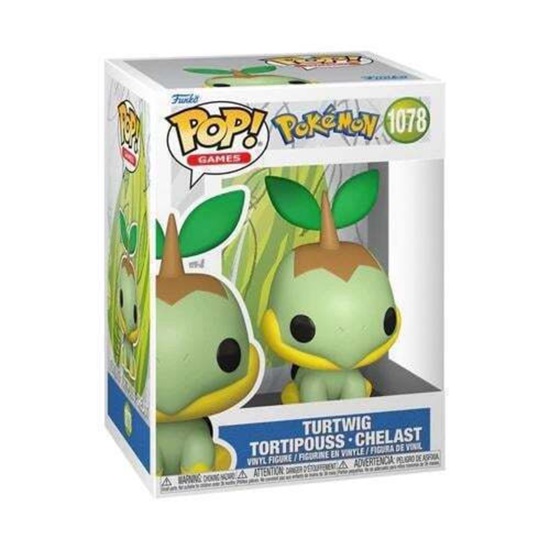 Funko Pop! Games: Pokemon Turtwig - Tortipouss - Chelast (86364) (FNK86364)-FNK86364