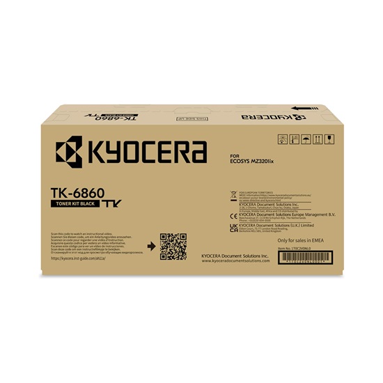 KYOCERA TONER BLACK 1T02VM0NL0 (15k) (TK-6860) (KYOTK6860)-KYOTK6860