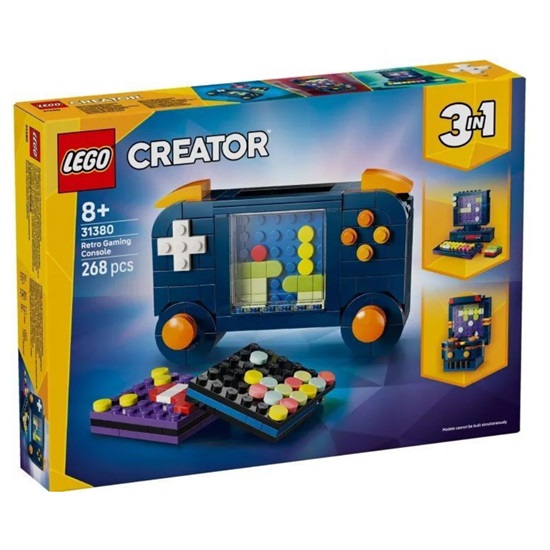 Lego Creator 3-in-1 Retro Game Console (31380) (LGO31380)-LGO31380