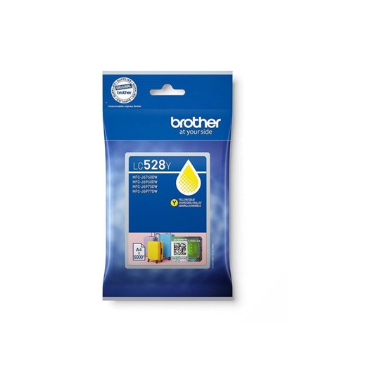 Brother Μελάνι Inkjet LC-528 Yellow (LC528Y) (BROLC528Y)-BROLC528Y