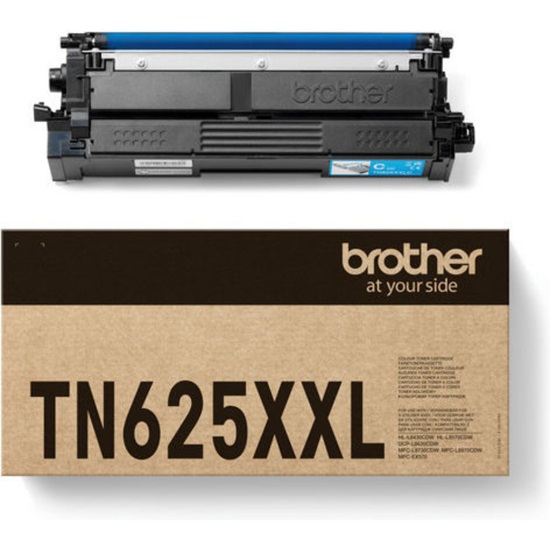 Brother Toner TN-625XXLC Cyan 6.5k pages (TN625XXLC) (BROTN625XXLC)-BROTN625XXLC