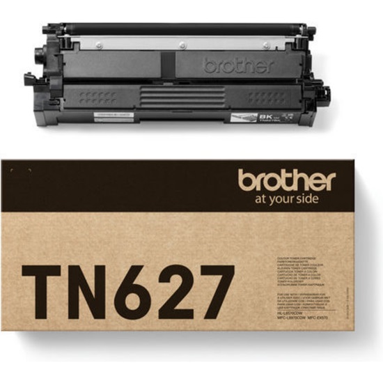 Brother Toner TN-627BK Black 10k pages (TN627BK) (BROTN627BK)-BROTN627BK