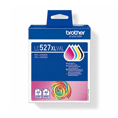 Brother Μελάνι Inkjet LC-527XLVA Multipack (LC527XLVAL) (BROLC527XLVAL)-BROLC527XLVAL
