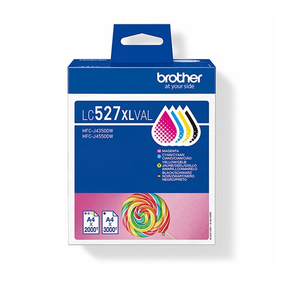 Brother Μελάνι Inkjet LC-527XLVA Multipack (LC527XLVAL) (BROLC527XLVAL)-BROLC527XLVAL