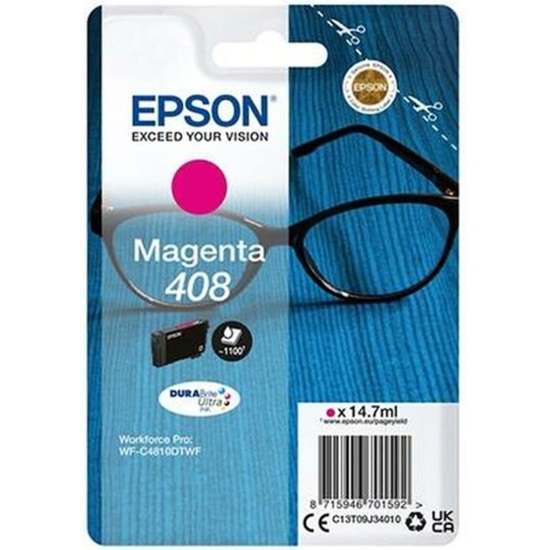 Epson Μελάνι Inkjet No.408 Magenta (C13T09J34010) (EPST09J340)-EPST09J340
