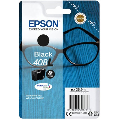 Epson 408L Inkjet Printer Cartridge Black (C13T09K14010) (EPST09K140)-EPST09K140