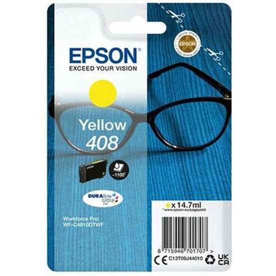 Epson Inkjet Ink Cartridge No.408 Yellow (C13T09J44010) (EPST09J44010)-EPST09J44010