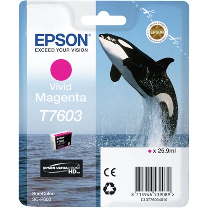 Epson Inkjet Ink Cartridge T760340 Vivid Magenta (C13T76034N10) (EPST76034N10)-EPST76034N10