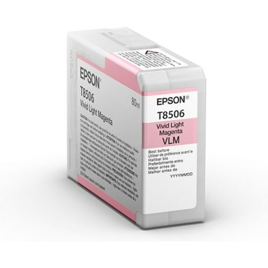 Epson Inkjet Ink Cartridge T85060N Light Magenta (C13T85060N) (EPST85060N)-EPST85060N