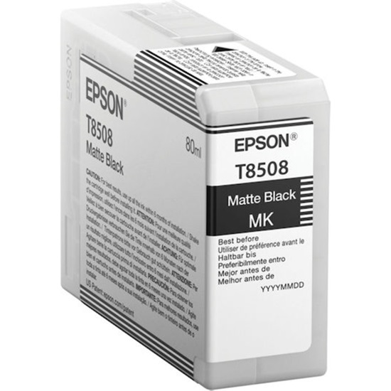 Epson Inkjet Ink Cartridge T85080N Matte Black (C13T85080N) (EPST85080N)-EPST85080N