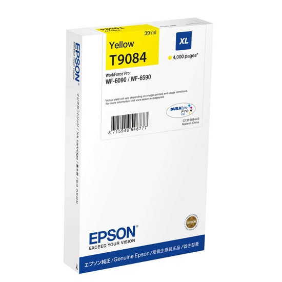 Epson Inkjet Ink Cartridge T90844N XL Yellow (C13T90844N) (EPST90844N)-EPST90844N