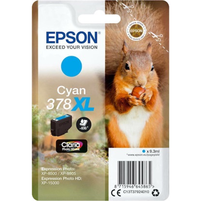 Epson Inkjet Ink Cartridge 378XL Cyan (C13T37924010) (EPST37924010)-EPST37924010