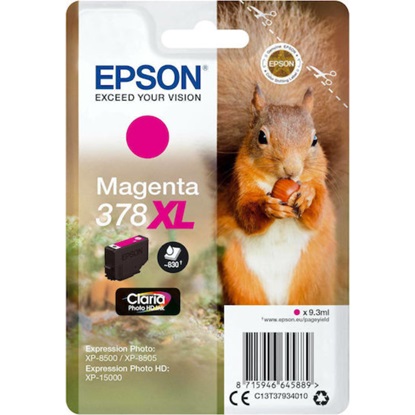 Epson Inkjet Ink Cartridge 378XL Magenta (C13T37934010) (EPST37934010)-EPST37934010