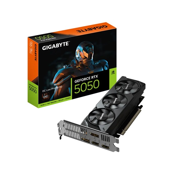 Gigabyte GeForce RTX 5050 OC LP 8GB (GV-N5050OC-8GL) (GIGGV-N5050OC-8GL)-GIGGV-N5050OC-8GL
