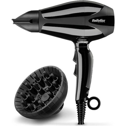 Babyliss Compact Pro Professional Hair Dryer with Diffuser 2400W (6715DE) (BAB6715DE)-BAB6715DE