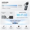TP-Link AXE5400 Wi-Fi 6E Wireless USB Adapter (ARCHER TXE70U) (TPARCHERTXE70U)-TPARCHERTXE70U