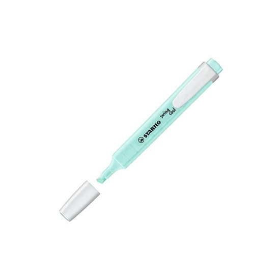 Stabilo Swing Cool Highlighter Pastel Turquoise 4mm (275/113-8) (STAB275-113-8)-STAB275-113-8