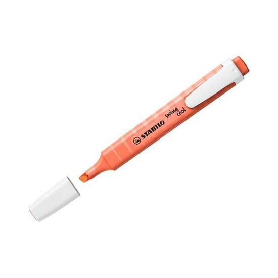 Stabilo Swing Cool Highlighter Coral Red 4mm (275/140-8) (STAB275-140-8)-STAB275-140-8