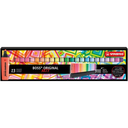 Stabilo Boss Original Arty Deskset Set of highlighters 23 colors (7023-01-5-20) (STAB7023-01-5-20)-STAB7023-01-5-20