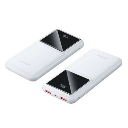 Εικόνα της VENTION 10000mAh Power Bank (Micro-USB + USB-C + USB-A + USB-A) 22.5W White LED Display Type (FHKW0) (VENFHKW0)