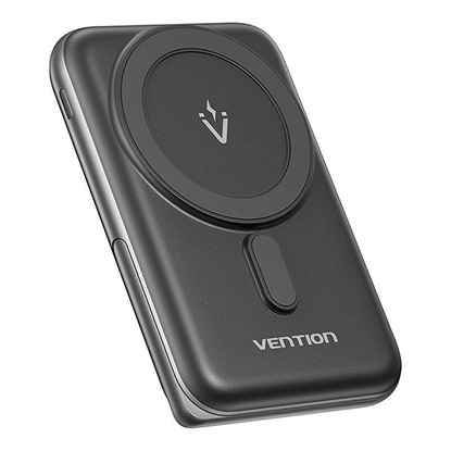 Εικόνα της VENTION 10000mAh Magnetic Wireless Power Bank (USB-C + Wireless) 20W Black (FHNB0) (VENFHNB0)