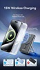 VENTION 10000mAh Magnetic Wireless Power Bank (USB-C + Wireless) 20W Black (FHNB0) (VENFHNB0)