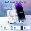 VENTION 10000mAh Magnetic Wireless Power Bank (USB-C + Lightning + USB-C + USB-A +Wireless) 22.5W White LED Display Type (FHTW0) (VENFHTW0)