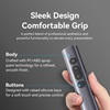 VENTION Wireless PowerPoint Presentation Clicker with Air Mouse Control Red Laser Pointer – Black (KQPB0) (VENKQPB0)