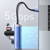 VENTION USB-C to HDMI/USB 3.0 x 3/PD Docking Station 0.15M Blue Aluminum Alloy Type (TGESB) (VENTGESB)