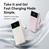 VENTION 10000mAh Power Bank (USB-C + USB-A) with Built-in Cable 22.5W Pink LED Display Type (XGYP0-39-TY) (VENXGYP0-39-TY)