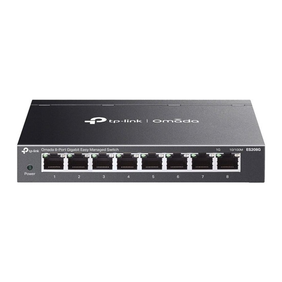 TP-Link Omada 8-Port Gigabit Easy Managed Switch (ES208G) (TPES208G)-TPES208G