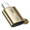VENTION USB 3.0 Type-C MicroSD Card Reader Gray Zinc Alloy Type (CLNJ0) (VENCLNJ0)-VENCLNJ0