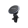 VENTION Car Magnetic Phone Holder Shock-Absorbing Type, Tir Vent Clip Type, Gray (KSPH0) (VENKSPH0)-VENKSPH0
