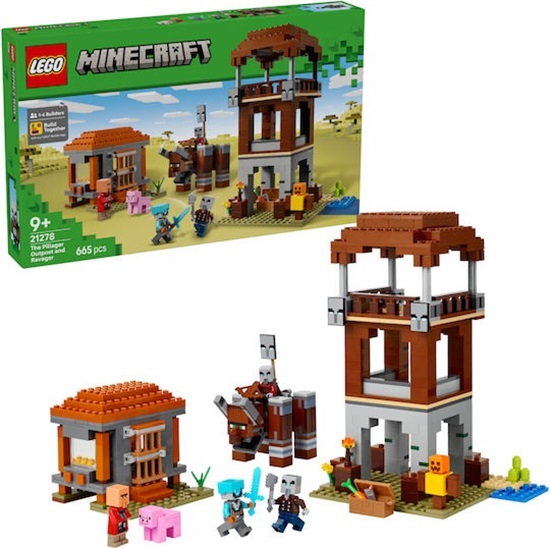 Lego Minecraft A Ravager at the Plunderer Outpost (21278) (LGO21278)