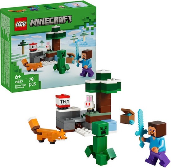 Lego Minecraft Steve's Adventure In The Taiga (21583) (LGO21583)
