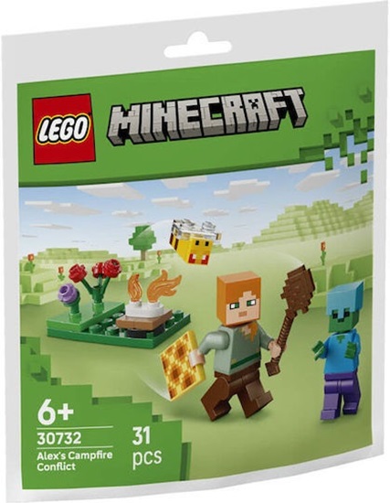Lego Minecraft Alex's Encounter At The Campfire (Polybag) (30732) (LGO30732)