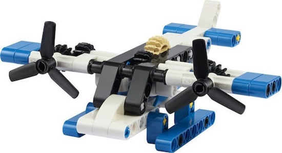 Lego Technic White Seaplane (Polybag) (30736) (LGO30736)