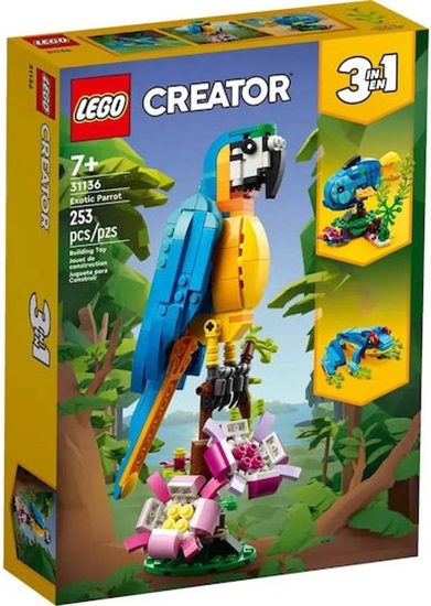 Lego Creator 3-In-1 Exotic Parrot (31136) (LGO31136)